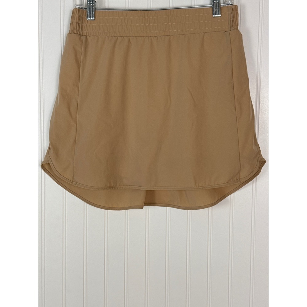 Halara Skort Women XL Beige High Waisted Tennis Athletic Skort Sporty